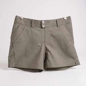 Columbia Women’s Titanium Shorts Charcoal Grey Size 16.5 Waist × 15″ Length